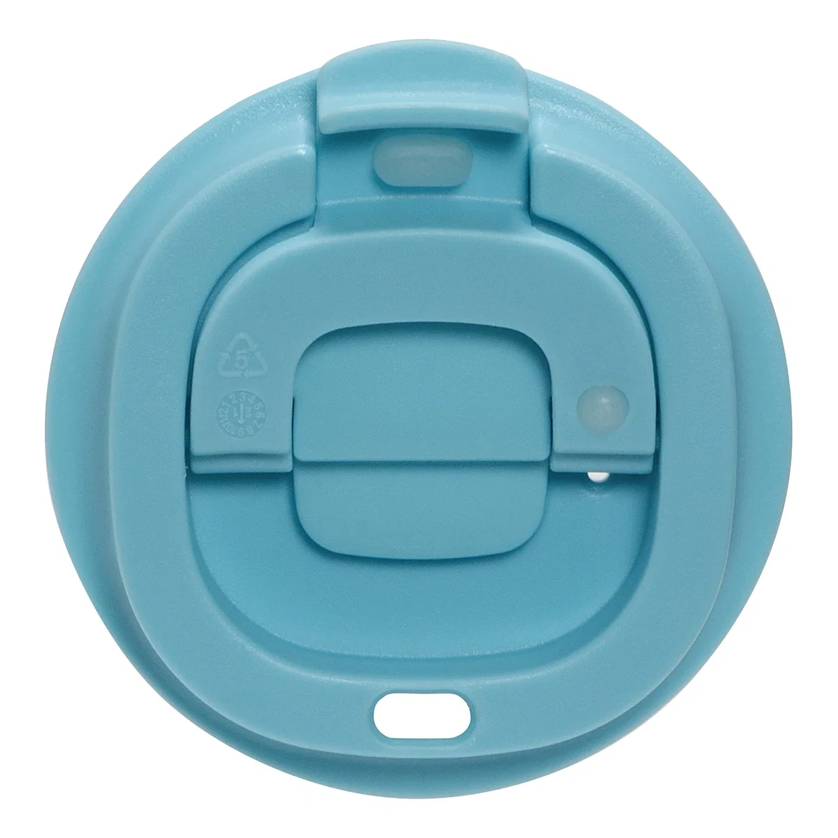 custom SENSO Ergo-Grip tumbler, close-up of ergonomic grip and logo imprint area