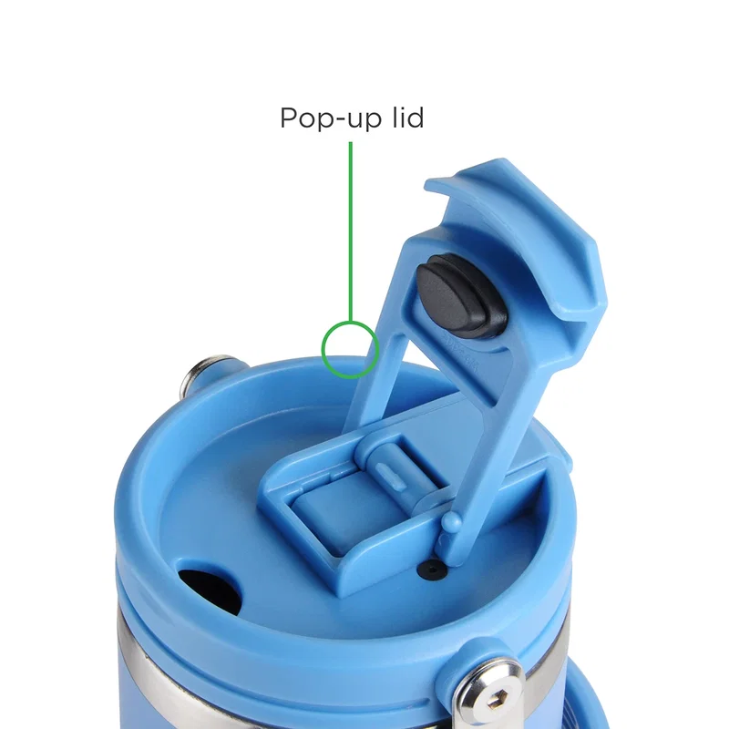 SENSO Venture DuoFlow Travel Tumbler base view showing the bottom detail, one size option
