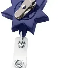 Customized Seven Point Star Badge Reel — view 2