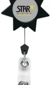 Customized Seven Point Star Badge Reel — view 4