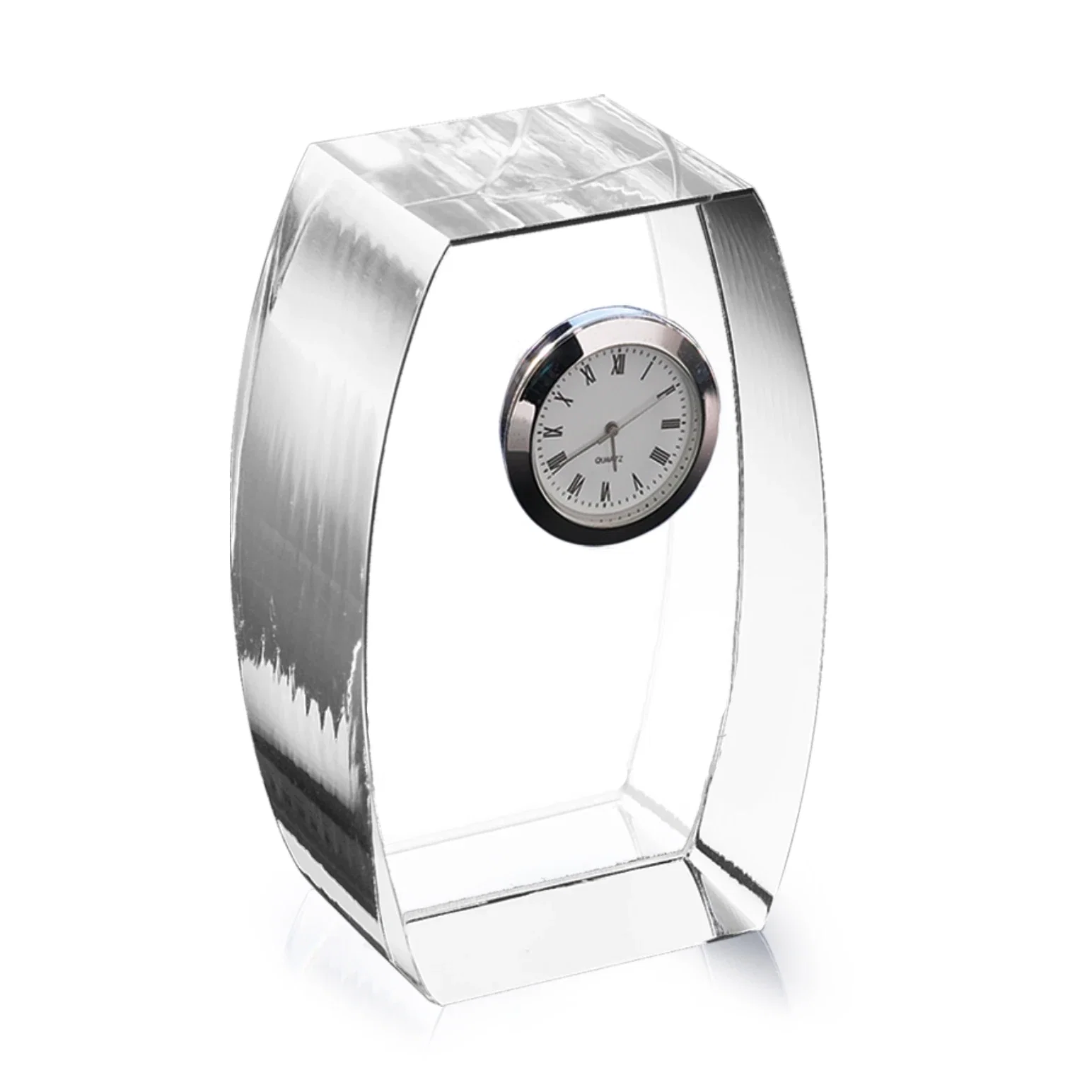 Customizable Severn Quartz Crystal Clock — view 2