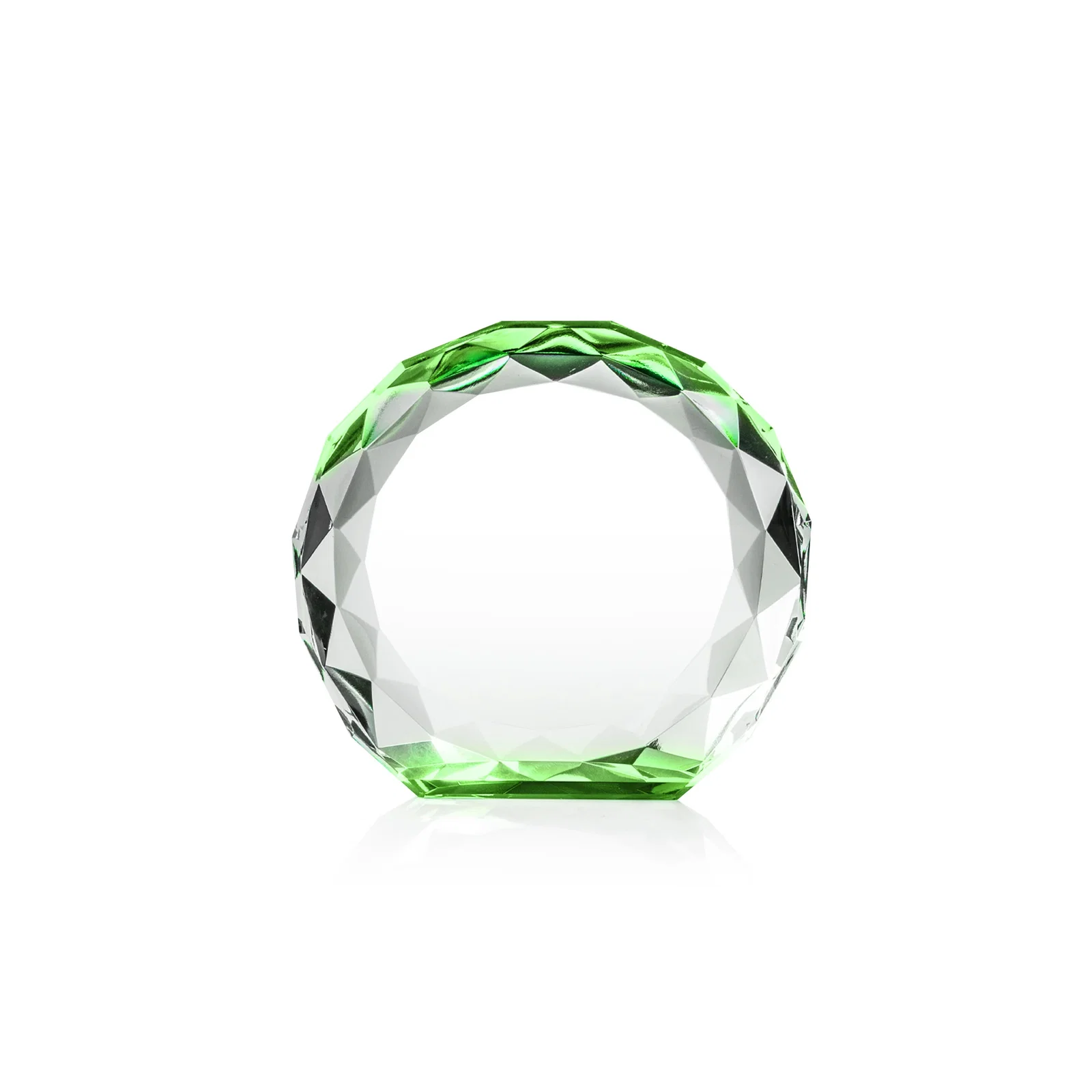 Customized Gem-Cut Optical Crystal Diamond Award for employee recognition