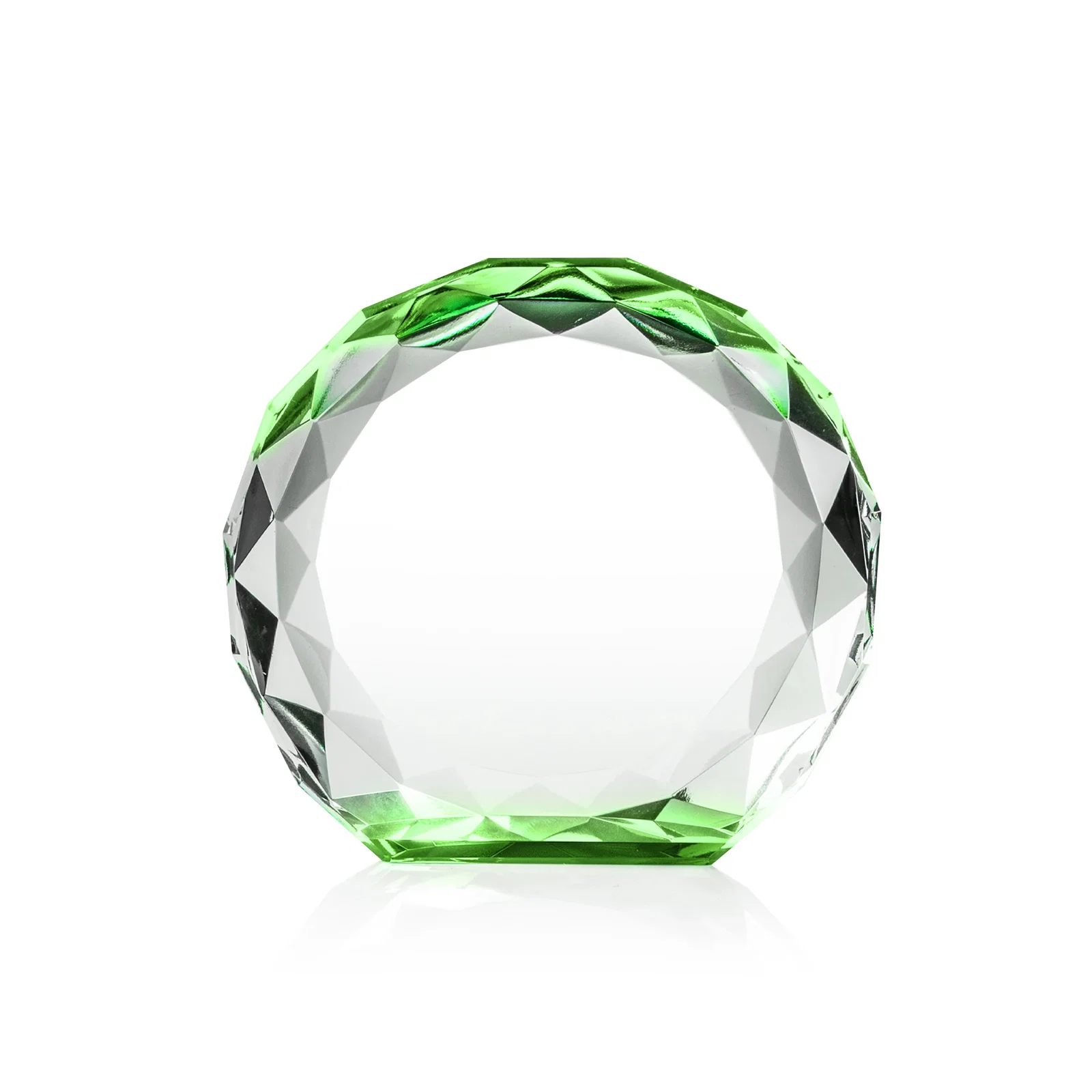 Customized Gem-Cut Optical Crystal Diamond Award for corporate award ceremonies