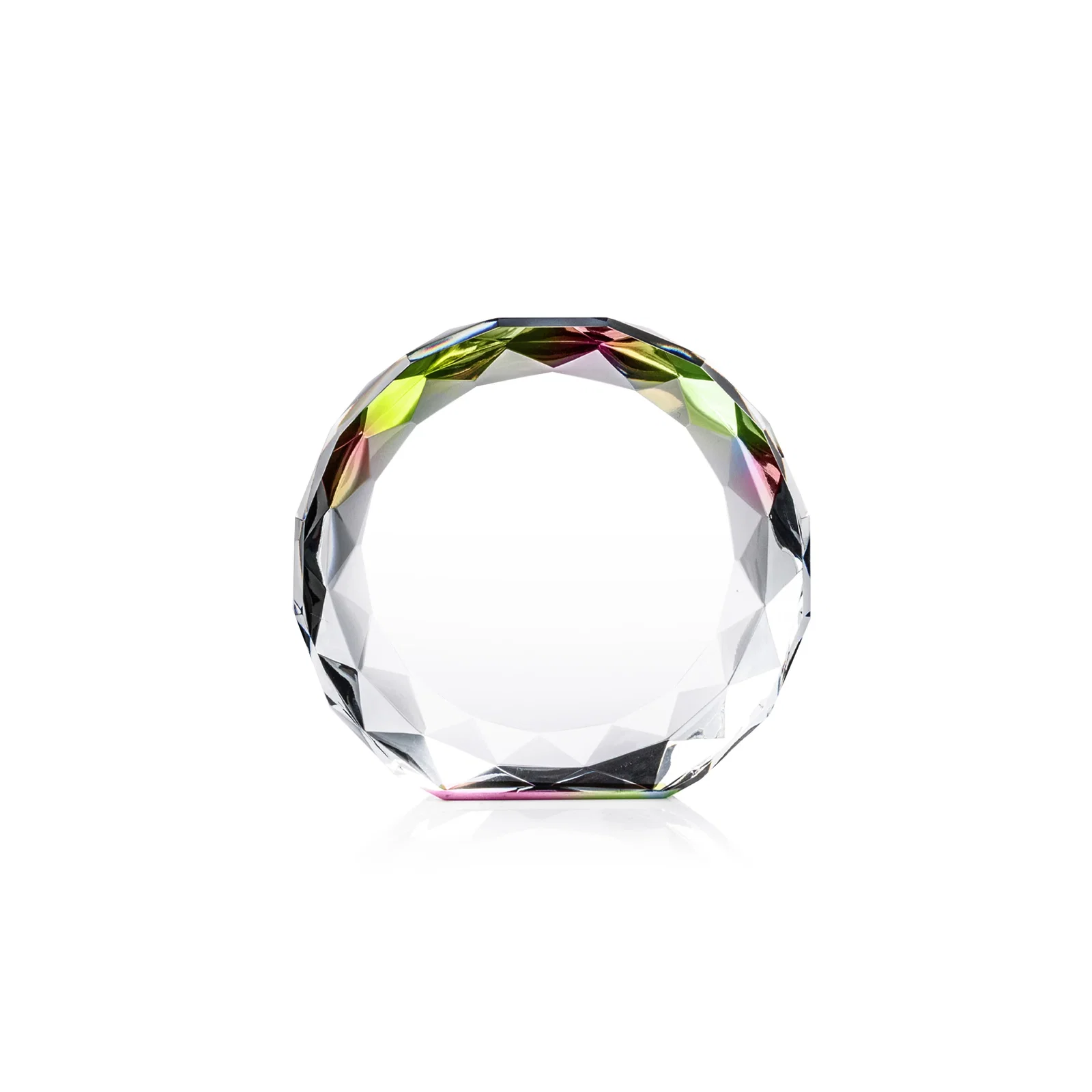 Customized Gem-Cut Optical Crystal Diamond Award for retirement presentations