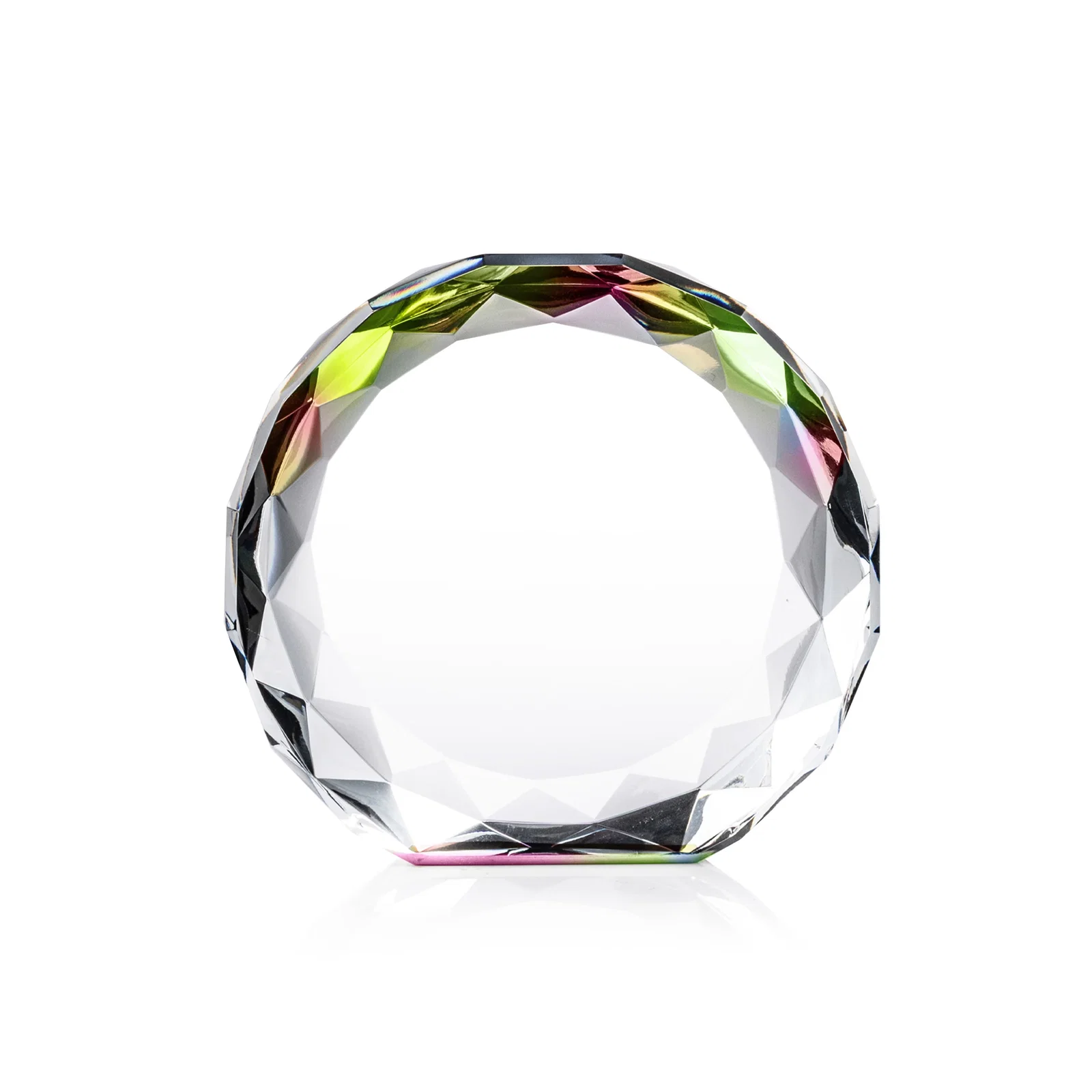 Customized Gem-Cut Optical Crystal Diamond Award for team milestone celebrations