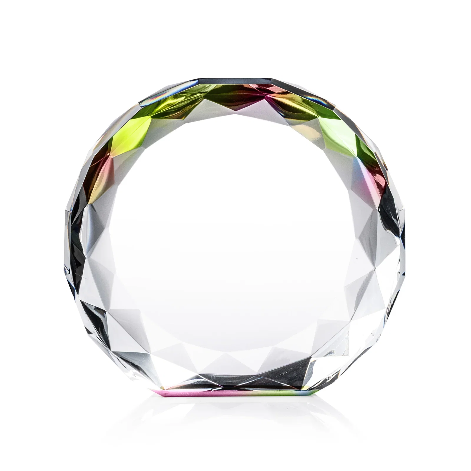 Customized Gem-Cut Optical Crystal Diamond Award for donor appreciation