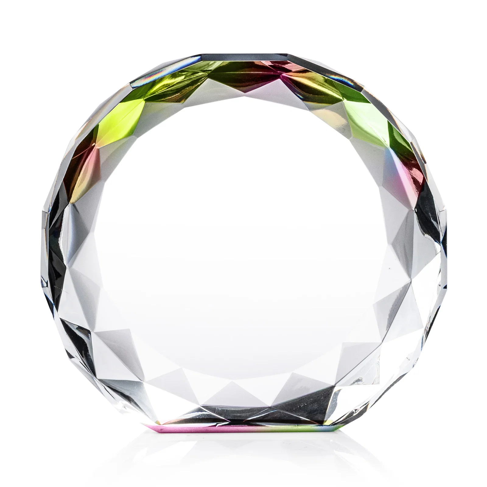 Customized Gem-Cut Optical Crystal Diamond Award for graduation ceremonies