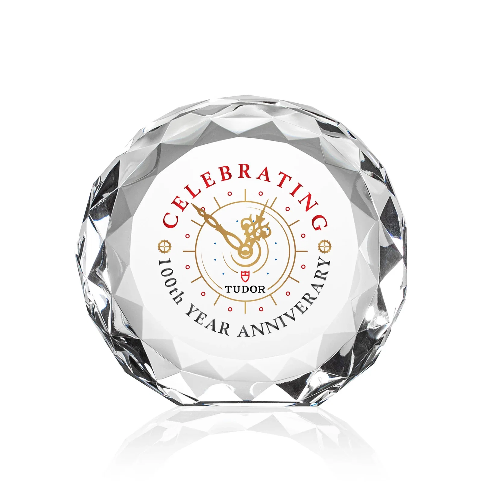 Custom Gem-Cut Optical Crystal Diamond Award for graduation ceremonies