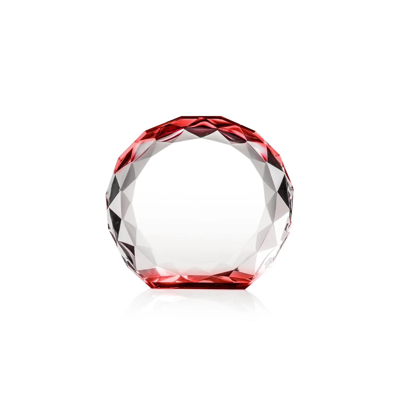 Customized Gem-Cut Optical Crystal Diamond Award for safety achievement programs