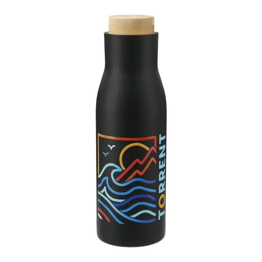 Shaco Copper Vac Bottle w/ FSC® 100% Bamboo Cap 17oz