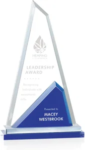 Starfire Award on Double Base with Aluminum Interlayer