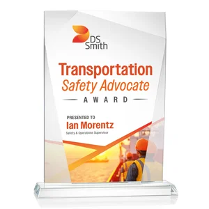 Starfire Award with Curtain-Effect Perimeter Bevels