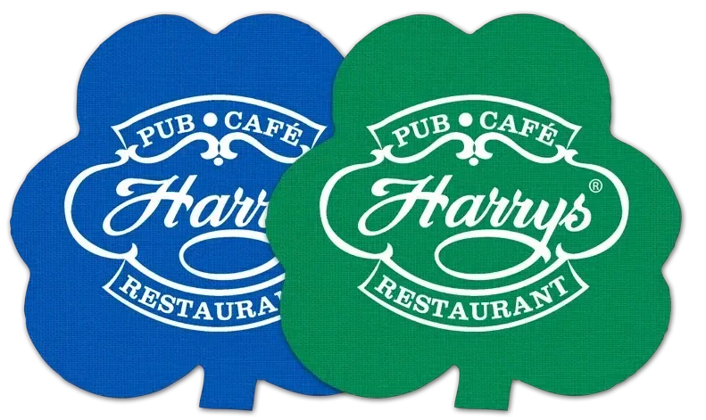 Shamrock Jar Opener. Clover-shaped rubber jar opener for St. Patrick's Day pub promotions