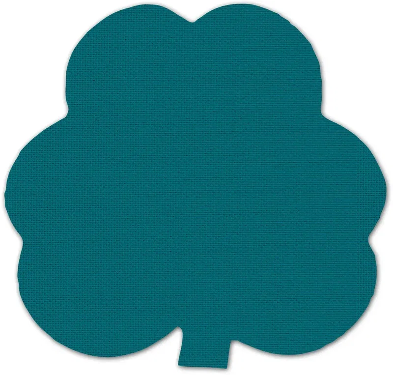 Shamrock Jar Opener. Clover-shaped rubber jar opener for St. Patrick's Day pub promotions, view 16