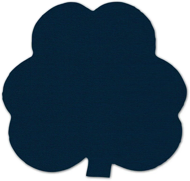 Shamrock Jar Opener. Clover-shaped rubber jar opener for St. Patrick's Day pub promotions, view 4