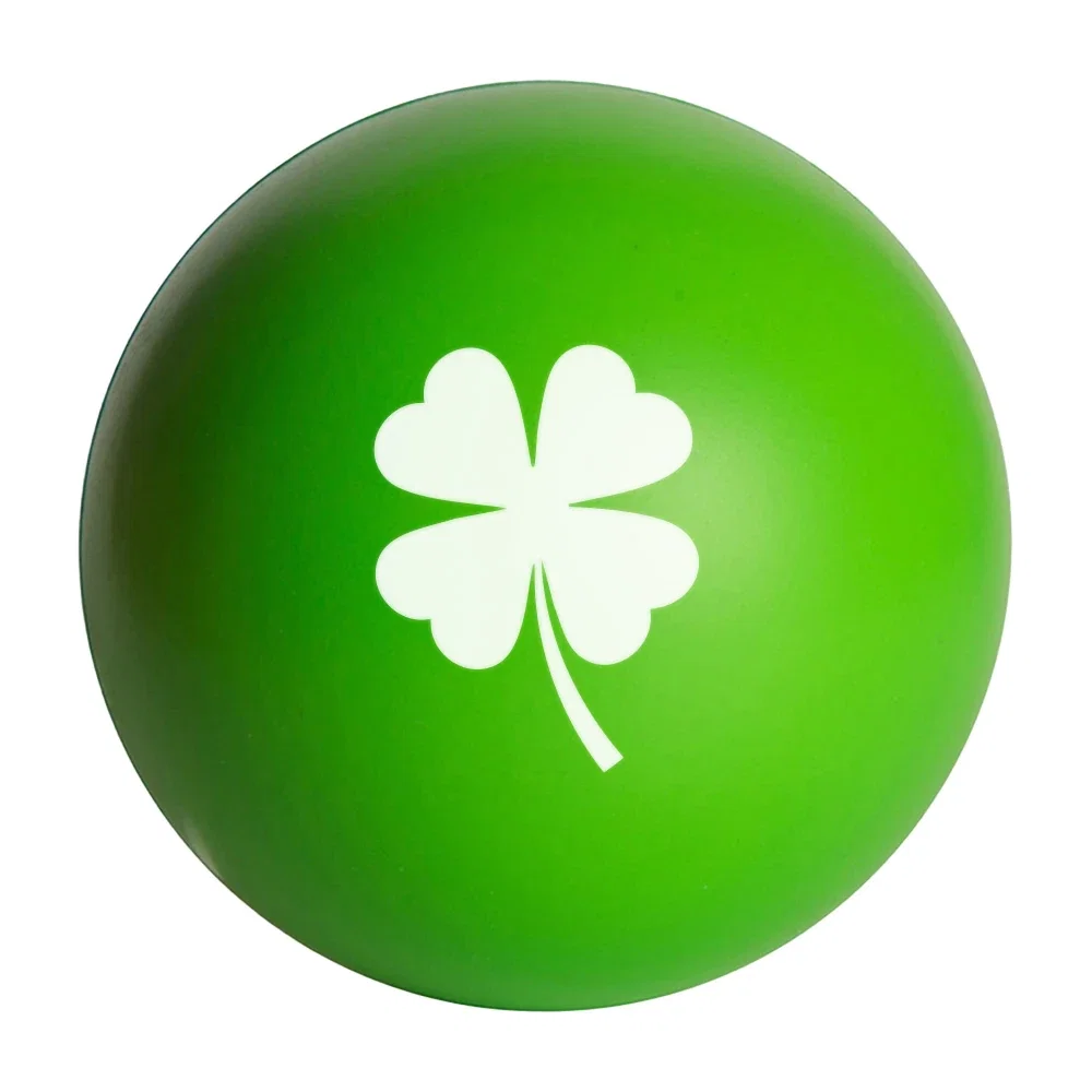 Shamrock Stress Reliever Ball — view 3