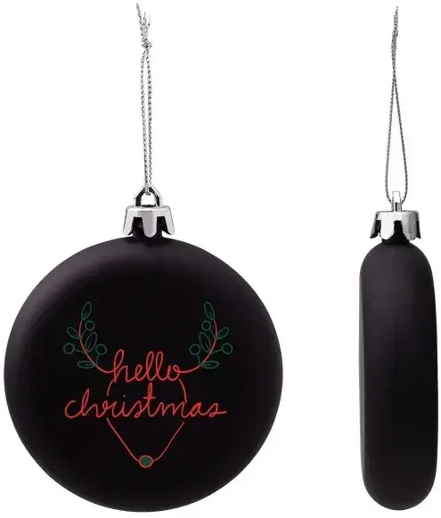 Shatter Resistant Flat Round Ornament — view 2