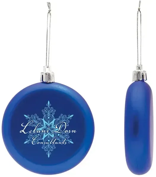Shatter Resistant Flat Round Ornament — view 9