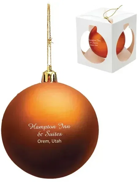 Personalized Shatter Resistant Ornament — view 2