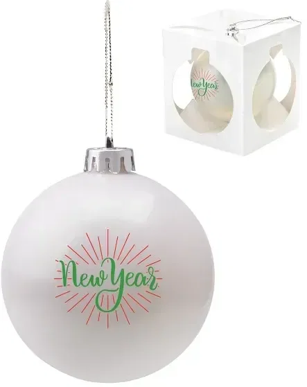 Personalized Shatter Resistant Ornament — view 3