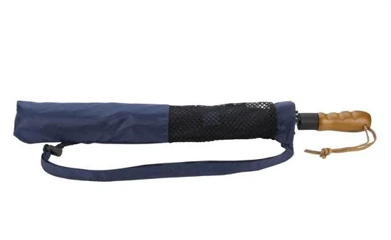 Shed Rain™ Windjammer® 58" Vented Wooden-Handled Auto-Open Jumbo Compact Umbrella — view 11