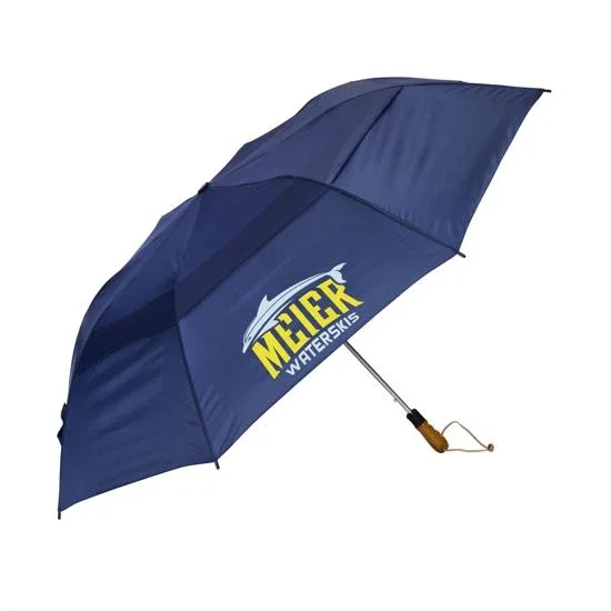 Shed Rain™ Windjammer® 58" Vented Wooden-Handled Auto-Open Jumbo Compact Umbrella — view 9