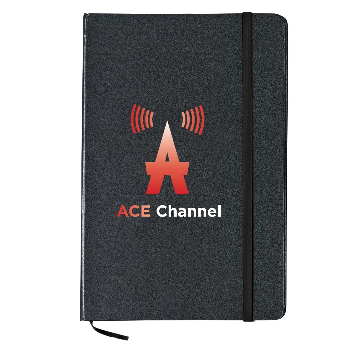 Notebook opened to reveal its writing pages
