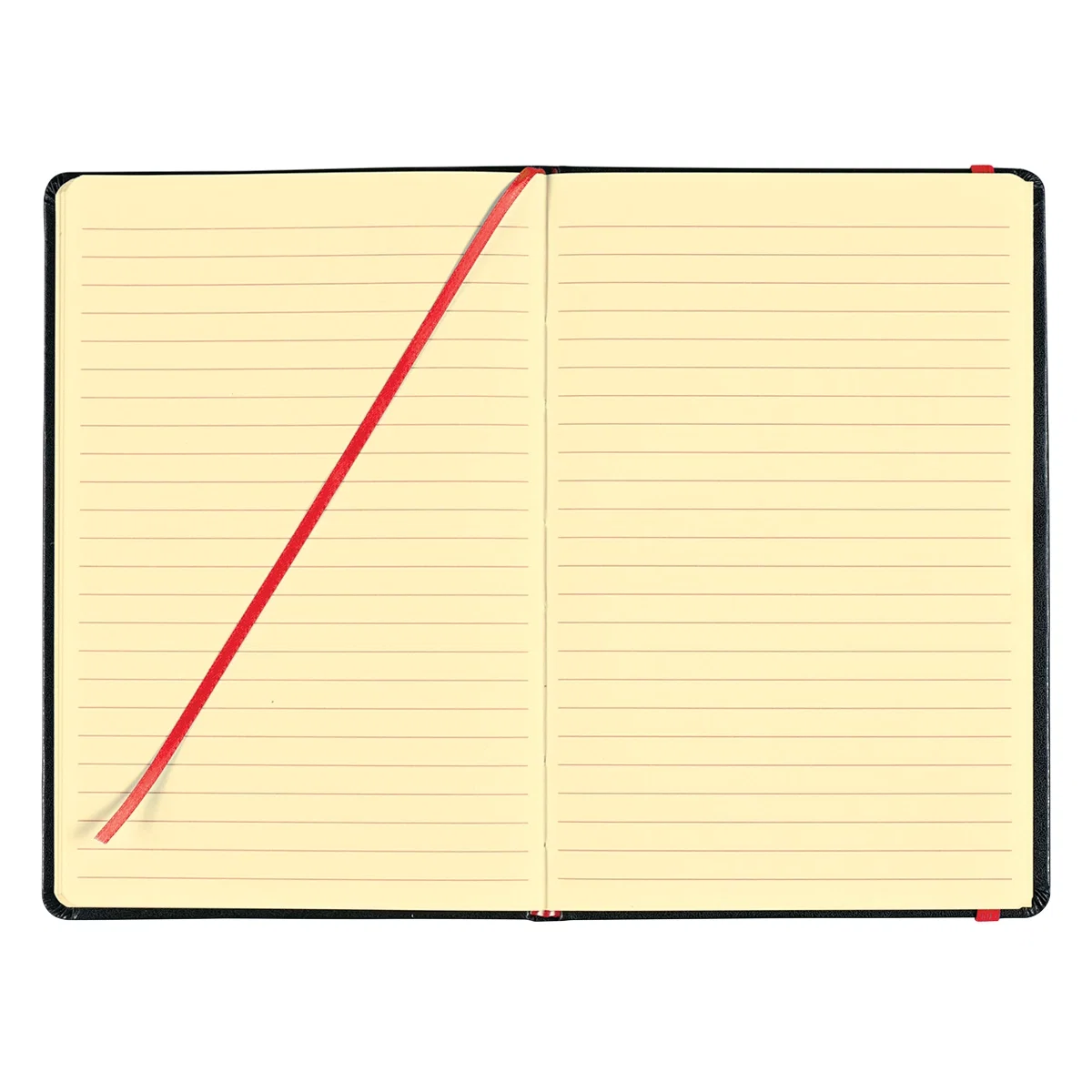 Angled view of the soft cover journal