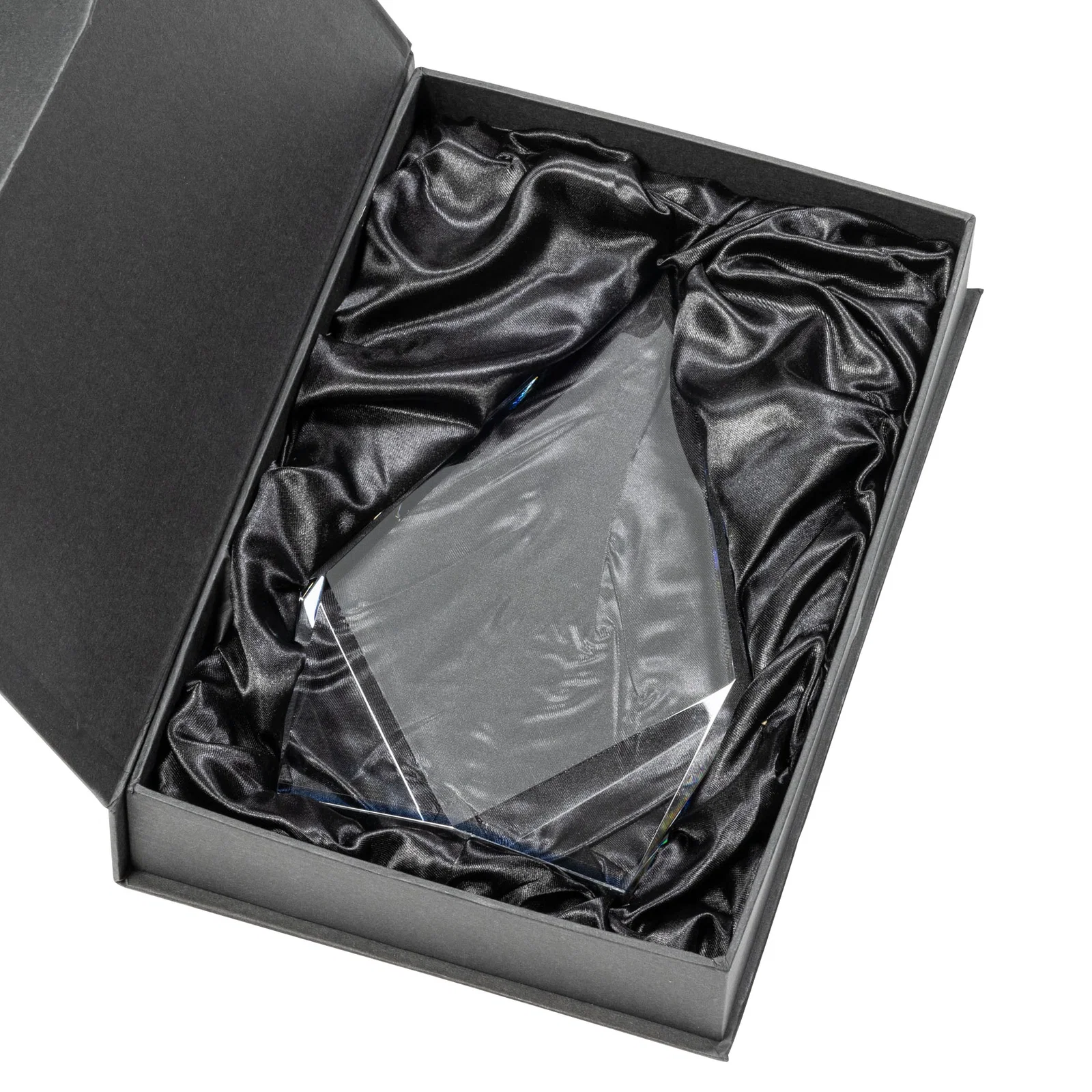 Custom Optical Crystal Diamond Award With Elongated Peak for company anniversary events