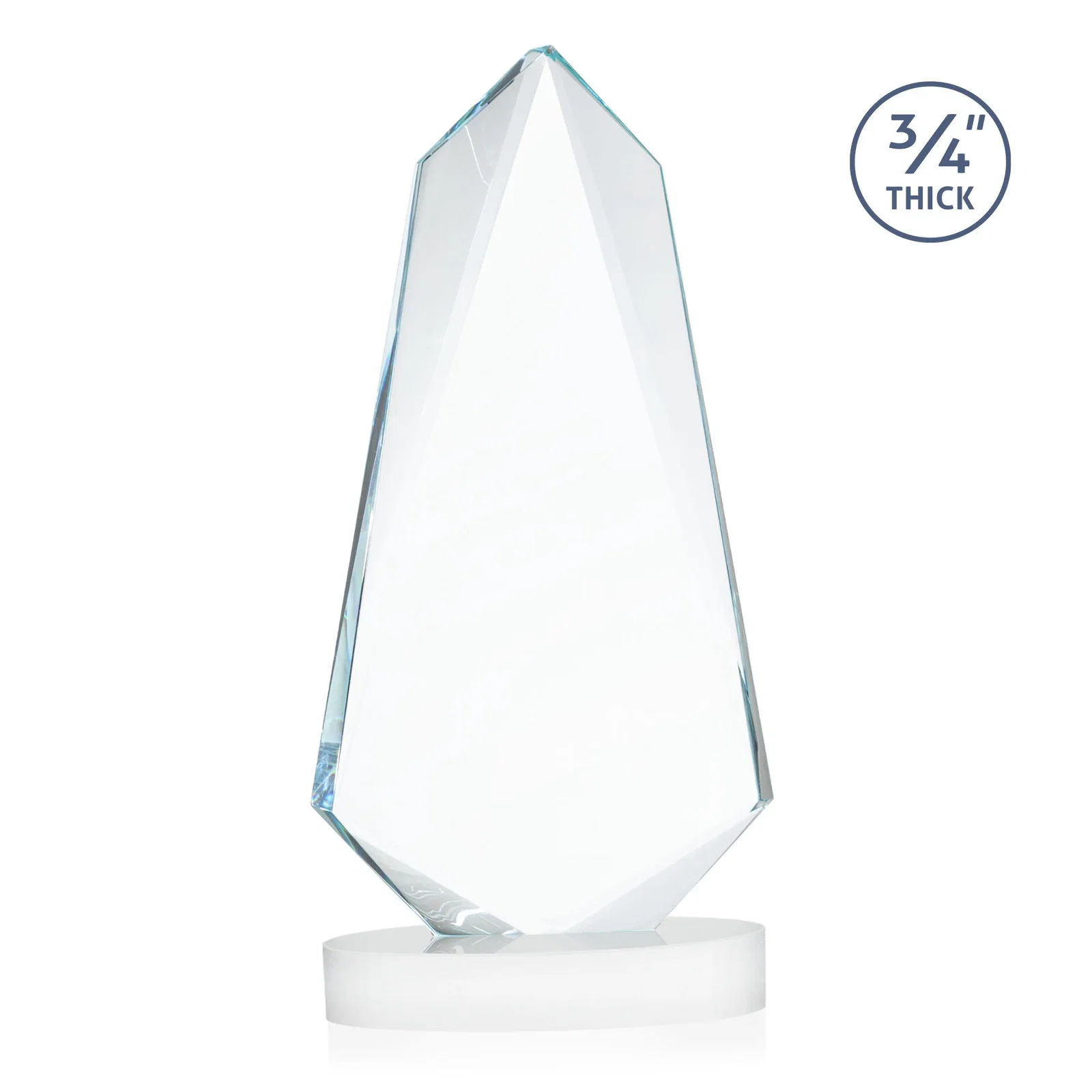 Personalized Starfire Crystal Arrow Award with Deep Bevels, awards, with your logo for service anniversary gifts