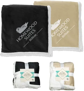 Personalized Sherpa Fur Blanket