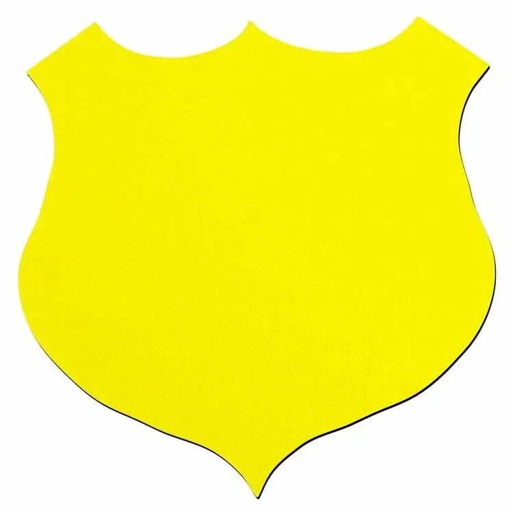 Shield Jar Opener. Shield-shaped natural rubber jar opener for law enforcement and security giveaways, view 5