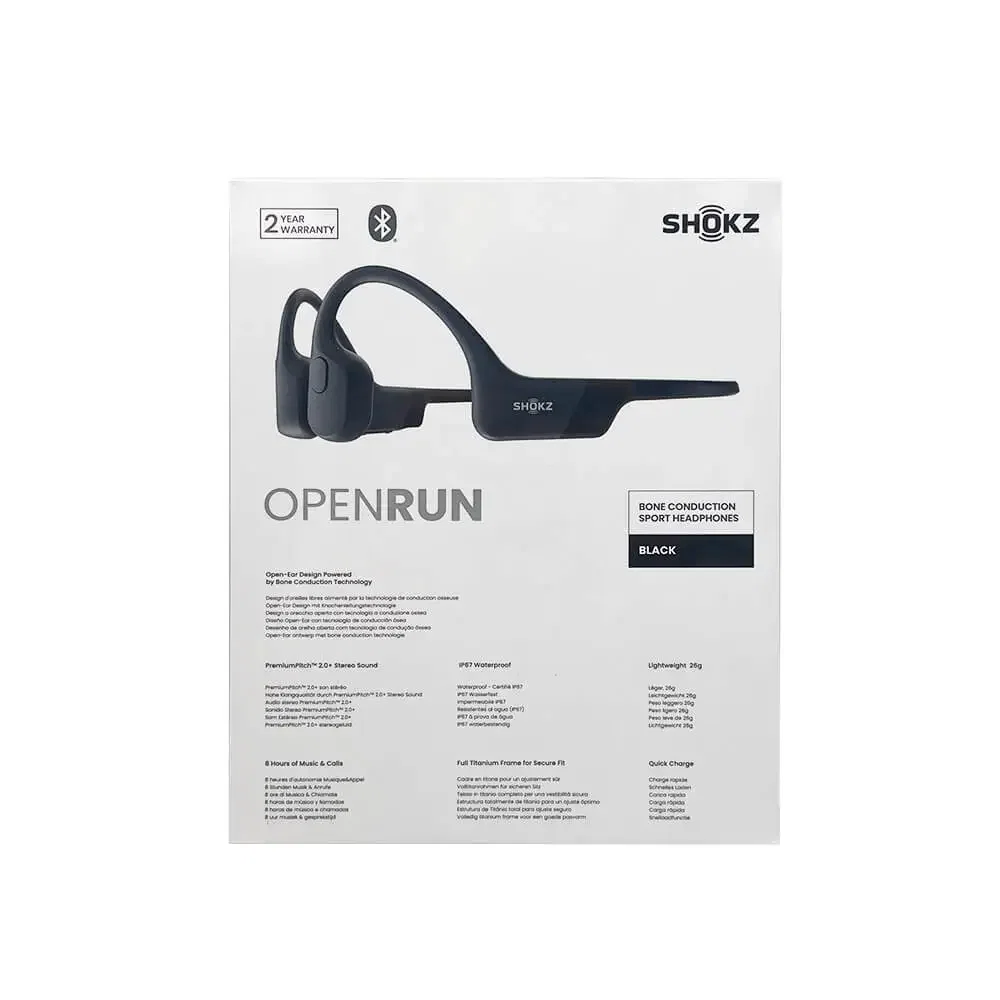 Shokz OpenRun Bone Conduction Open-Ear Endurance Headphones — view 8