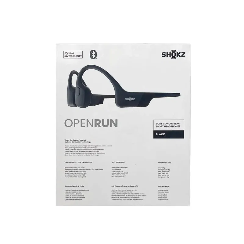 Shokz OpenRun Bone Conduction Open-Ear Endurance Headphones — view 8