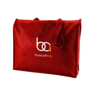Zippered Non-Woven Show Tote, 19" x 16" x 5", 1-Color Imprint