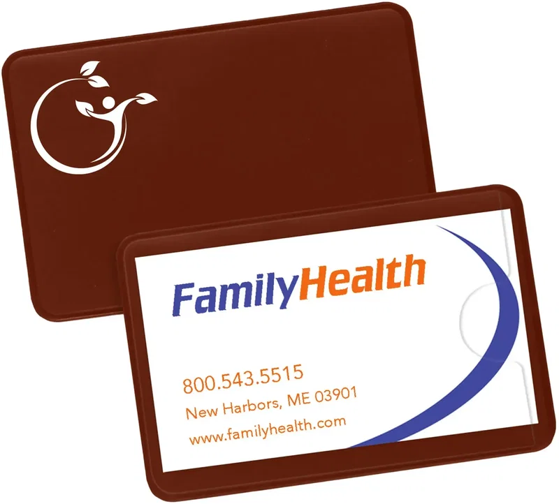 Personalized Side Opening Card Holders — view 7