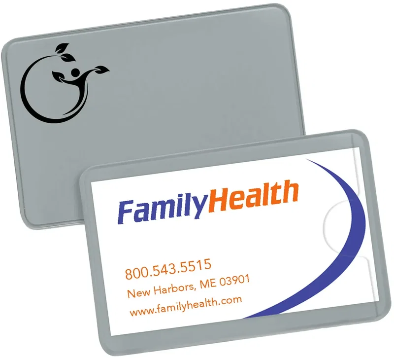 Personalized Side Opening Card Holders — view 9