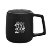 14 oz Sienna Ceramic Mug in Black