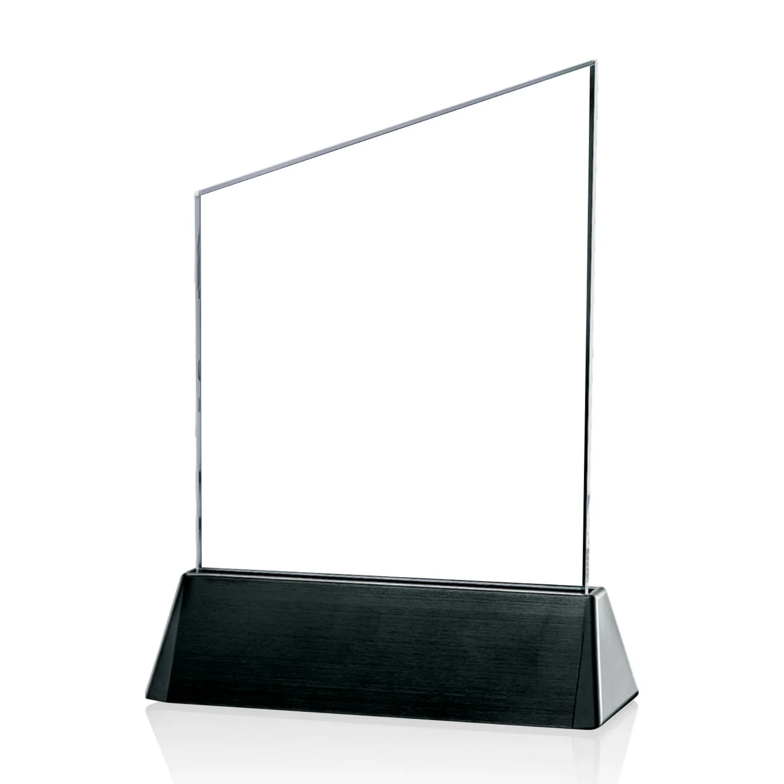 Custom Starfire Crystal Summit Award on Rosewood Base for safety achievement programs