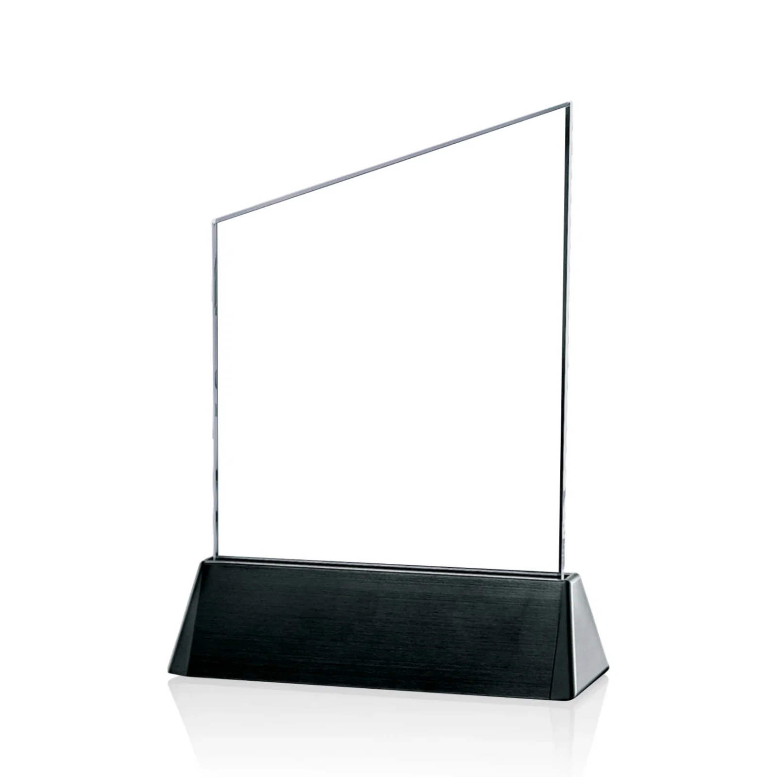Custom Starfire Crystal Summit Award on Rosewood Base for donor appreciation
