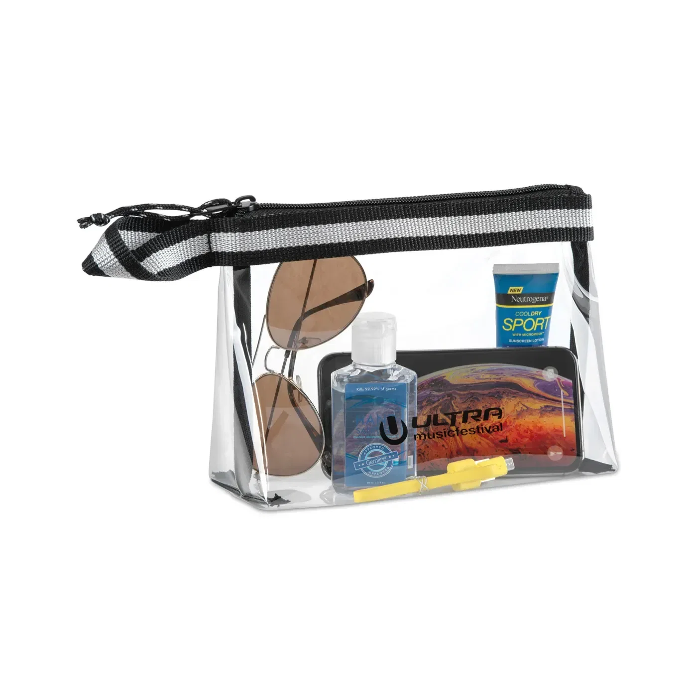 Sigma Clear Zippered Pouch — view 3