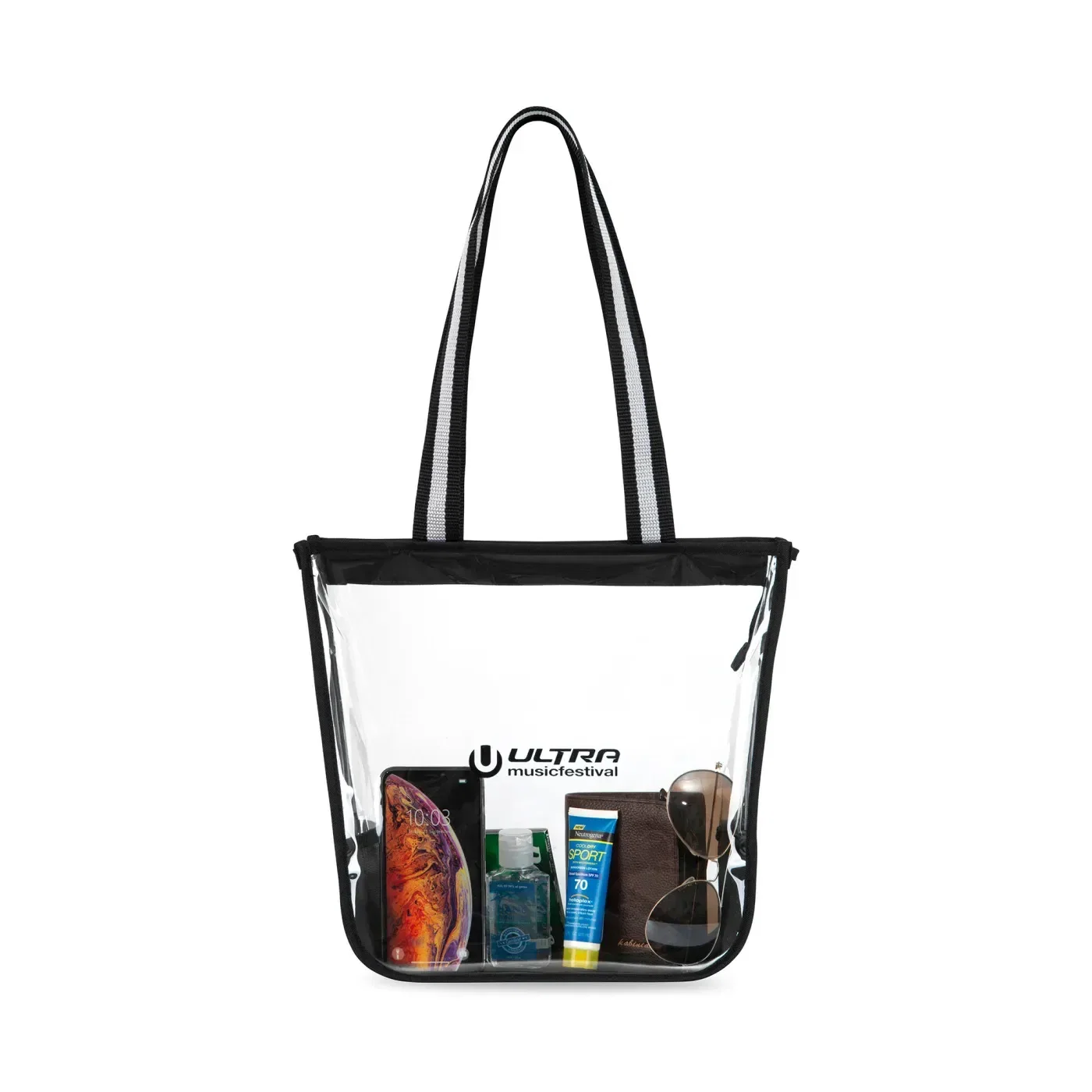 Sigma Clear Zippered Tote — view 3