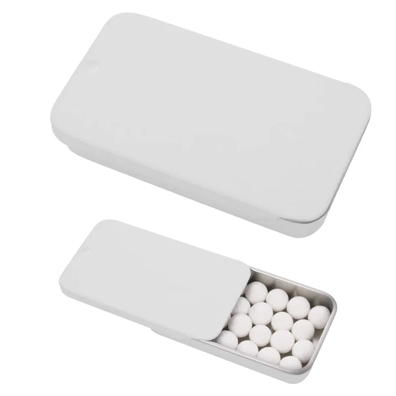 Lid surface offers a printable panel for logo artwork