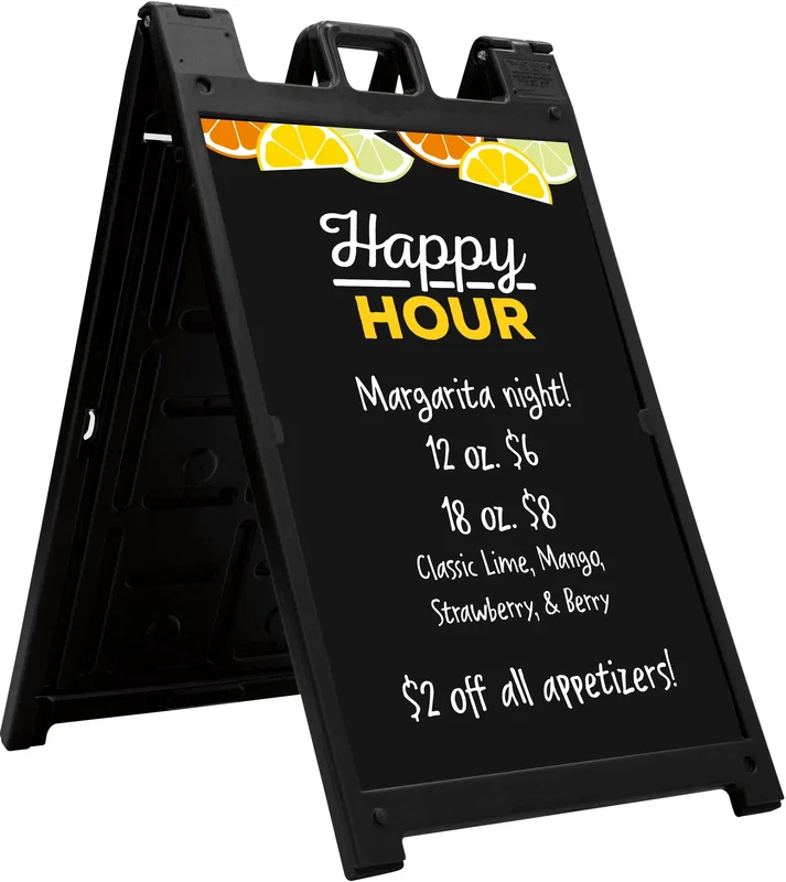 Signicade Deluxe A-frame Imprinted Chalkboard Kit (Single-Sided) — view 4