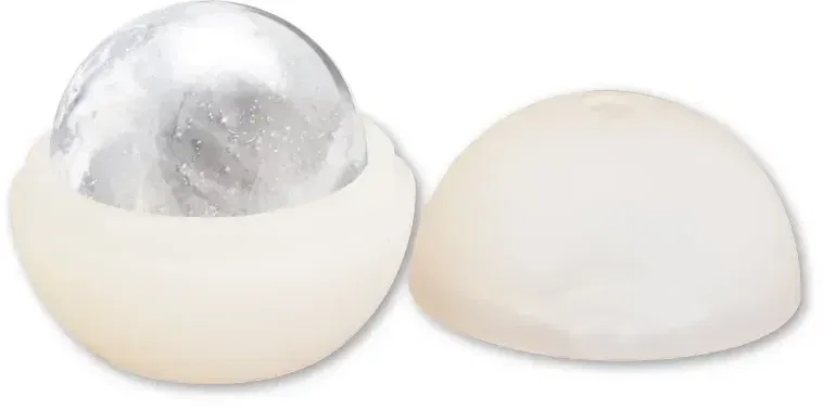 Branded Ice Ball Maker - 2.5" Silicone — view 3