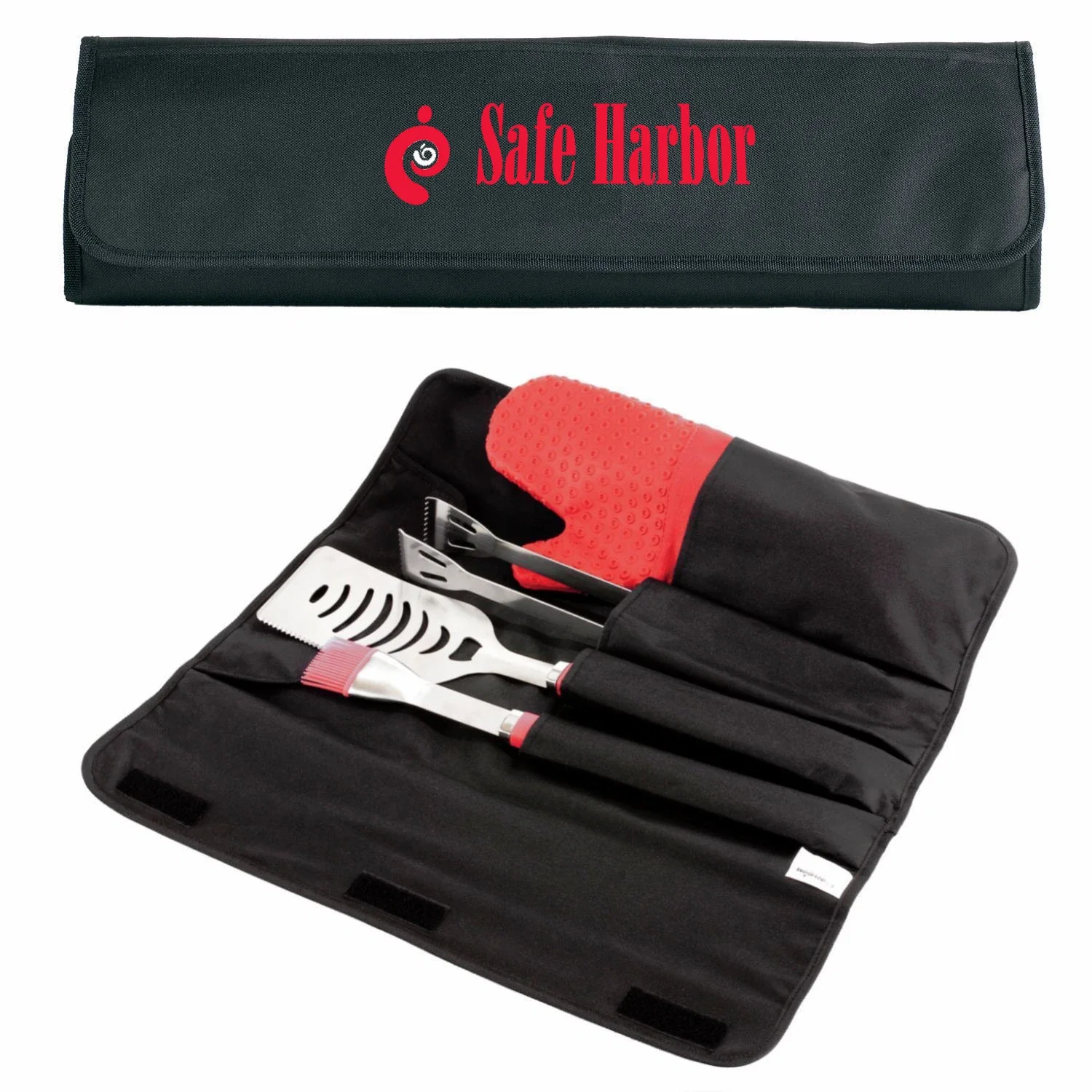 Silicone BBQ Set — Red — view 2