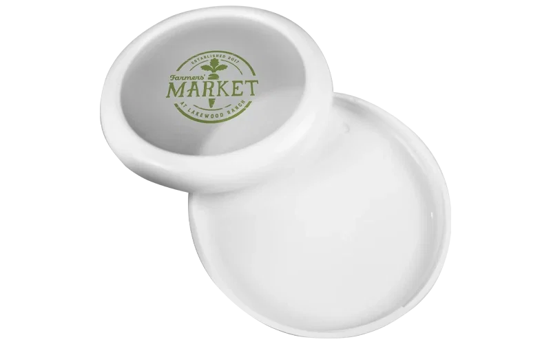 Silicone-Lid Produce Storage Container. Silicone-lid plastic produce storage container for meal prep kitchens