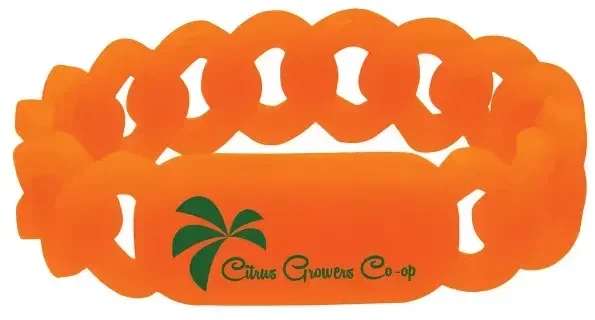 Promotional Silicone Link Wristband — view 3