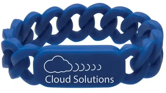 Promotional Silicone Link Wristband — view 4