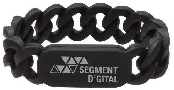 Promotional Silicone Link Wristband — view 7